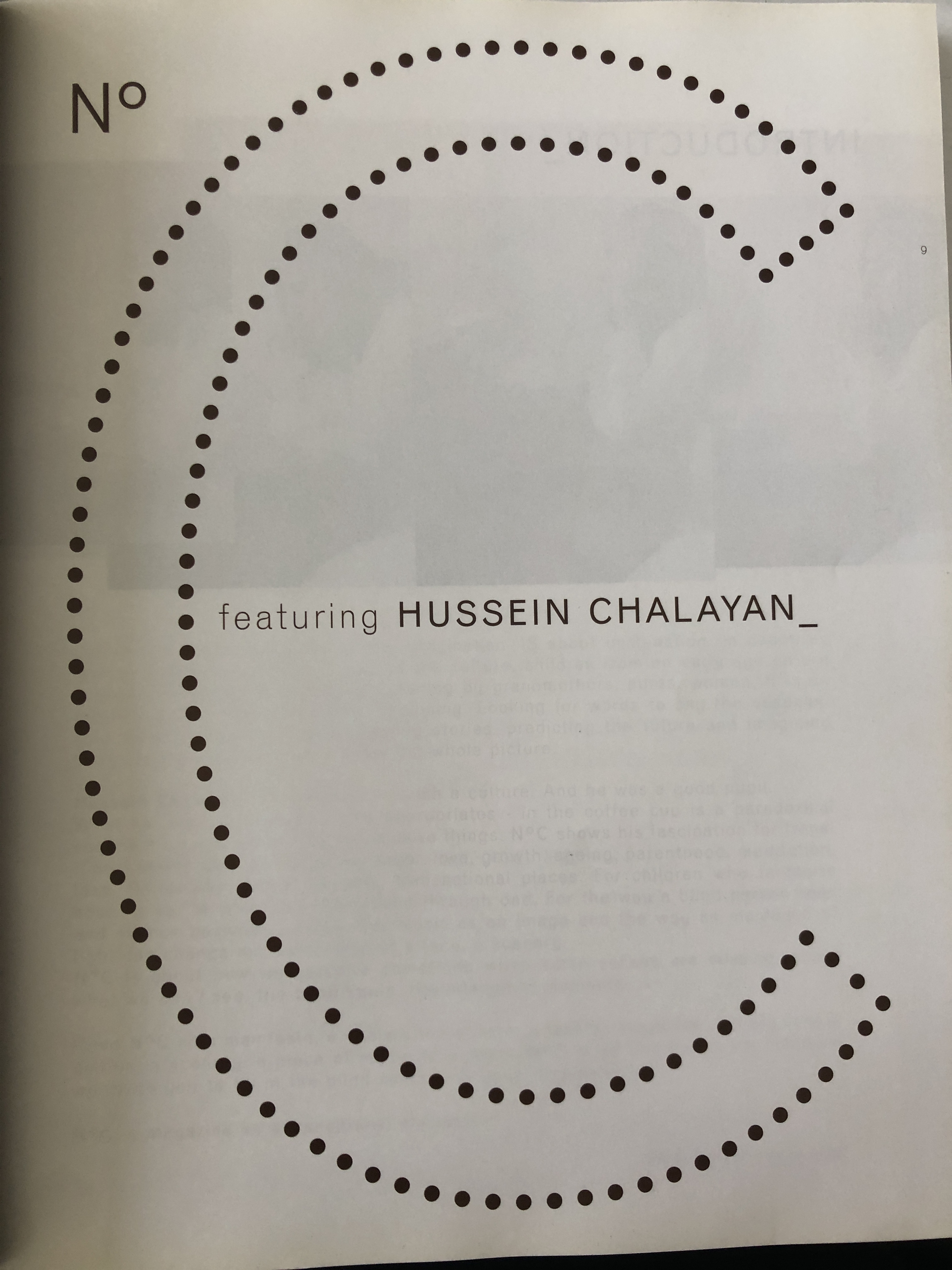 No C MAGAZINE FEATURING HUSSEIN CHALAYAN [A Magazine curated by